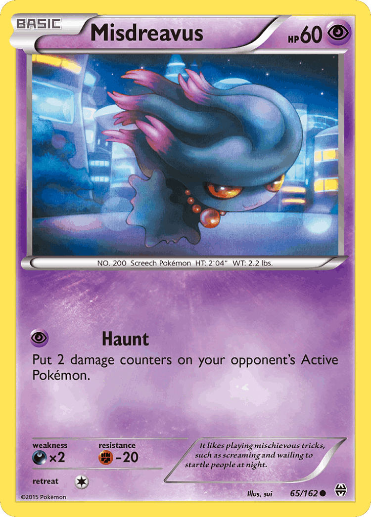 Misdreavus #65 from BREAKthrough - Common - Illustrated by sui