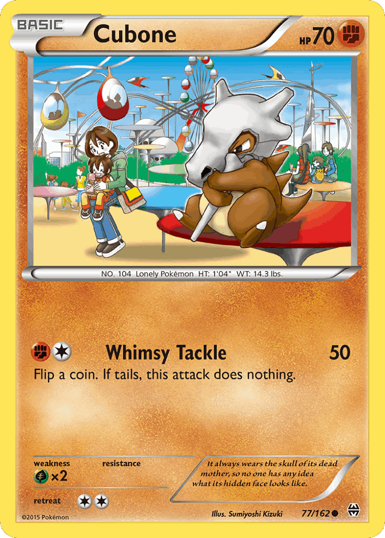 Cubone #77 from BREAKthrough - Common - Illustrated by Sumiyoshi Kizuki