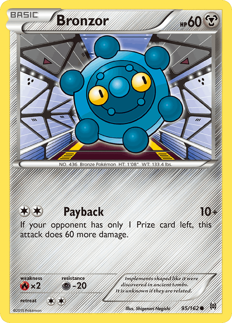 Bronzor #95 from BREAKthrough - Common - Illustrated by Shigenori Negishi
