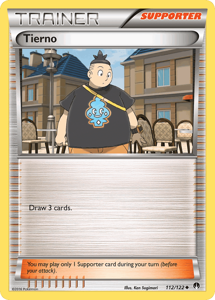 Tierno #112 from BREAKpoint - Uncommon - Illustrated by Ken Sugimori