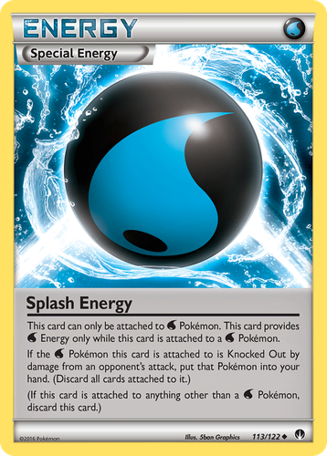 Splash Energy #113 from BREAKpoint - Uncommon - Illustrated by 5ban Graphics