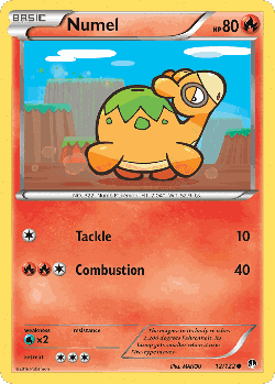 Numel Pokémon TCG card art