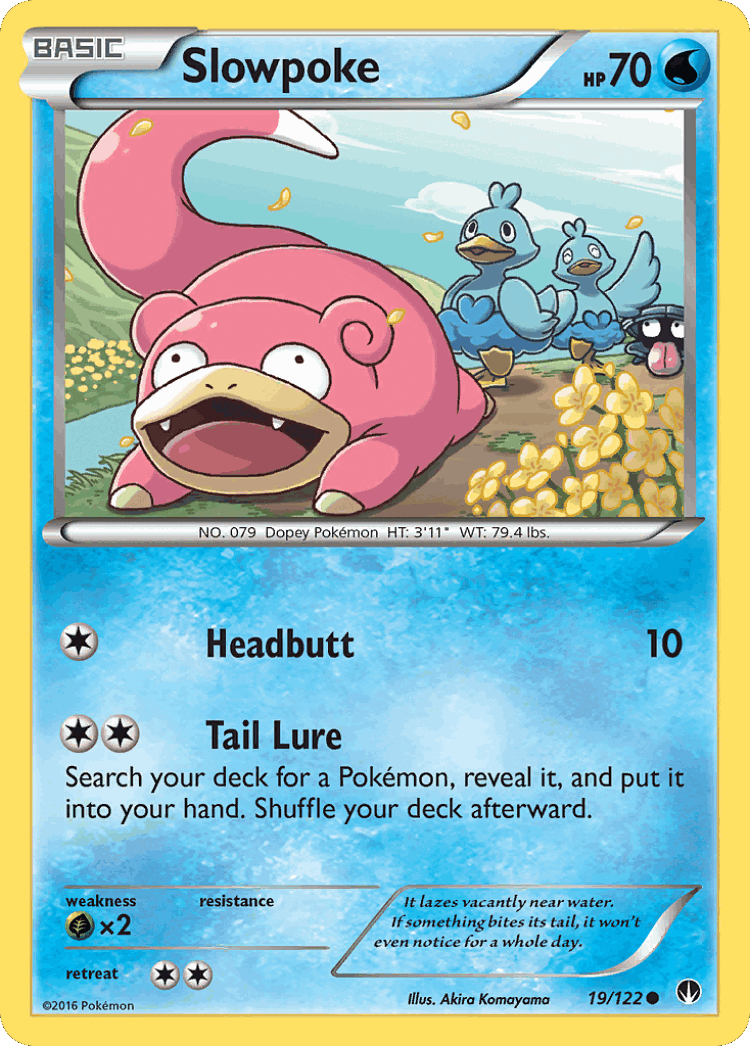 Slowpoke #19 from BREAKpoint - Common - Illustrated by Akira Komayama