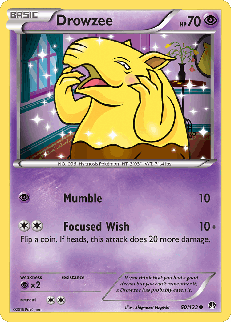 Drowzee #50 from BREAKpoint - Common - Illustrated by Shigenori Negishi