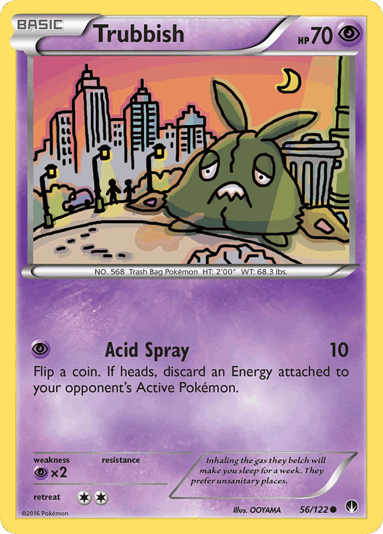 Trubbish #56 from BREAKpoint - Common - Illustrated by OOYAMA