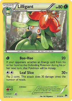Lilligant Pokémon TCG card art