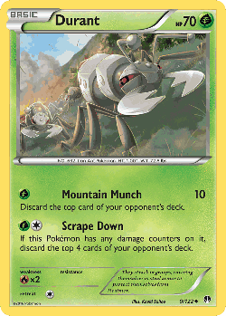 Durant Pokémon TCG card art