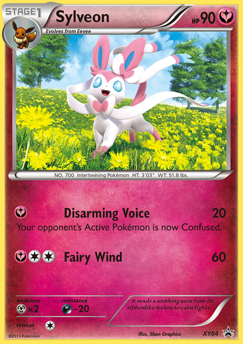 Sylveon #4 from XY Black Star Promos - Promo - Illustrated by 5ban Graphics