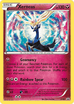 Xerneas Pokémon TCG card art