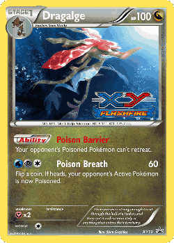 Dragalge Pokémon TCG card art