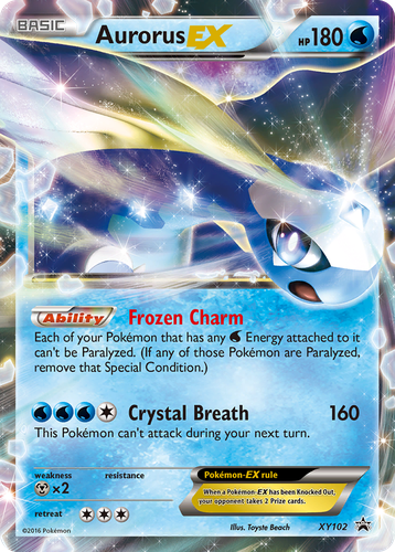 Aurorus-EX 102, XY Black Star Promos