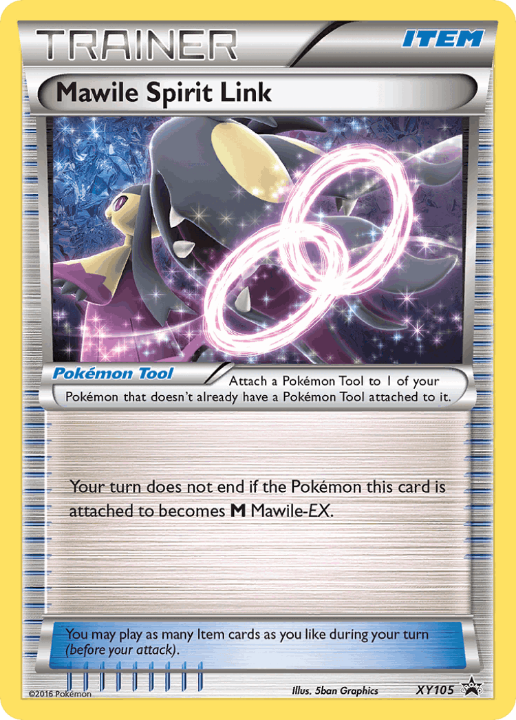 Mawile Spirit Link #105 from XY Black Star Promos - Promo - Illustrated by 5ban Graphics
