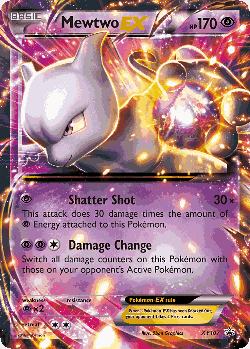Mewtwo-EX 107, XY Black Star Promos
