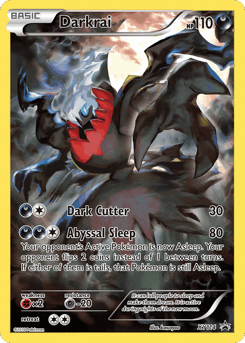 Darkrai 114, XY Black Star Promos