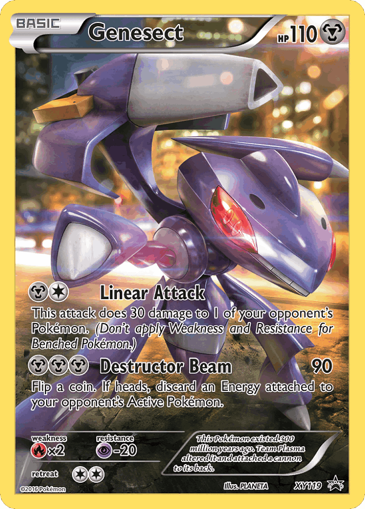 Genesect #119 from XY Black Star Promos - Promo - Illustrated by PLANETA