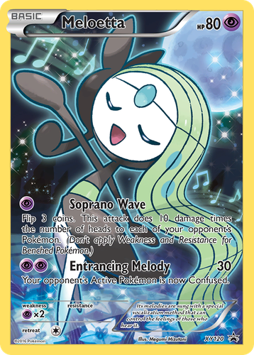 Meloetta 120, XY Black Star Promos