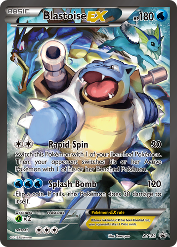 Blastoise-EX 122, XY Black Star Promos