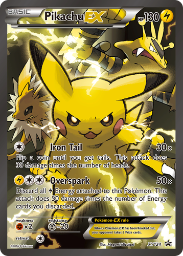 Pikachu-EX 124, XY Black Star Promos