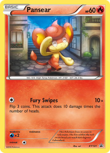 Pansear 131, XY Black Star Promos