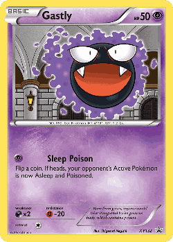 Gastly 132, XY Black Star Promos