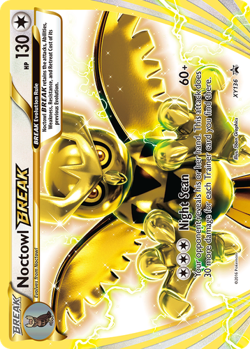 Noctowl BREAK 136, XY Black Star Promos