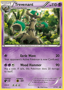 Trevenant Pokémon TCG card art