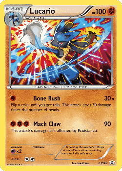 Lucario 140, XY Black Star Promos