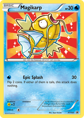 Magikarp 143, XY Black Star Promos