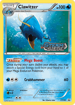 Clawitzer 146, XY Black Star Promos