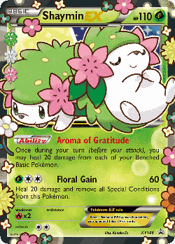 Shaymin-EX 148, XY Black Star Promos