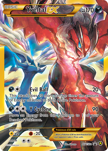 Yveltal-EX 150, XY Black Star Promos