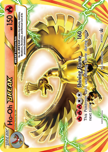 Ho-Oh BREAK 154, XY Black Star Promos