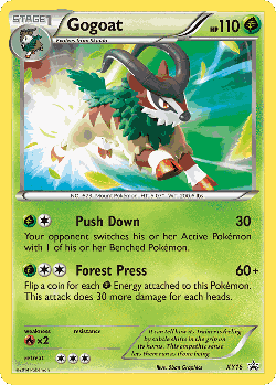 Gogoat Pokémon TCG card art