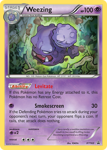 Weezing 163, XY Black Star Promos