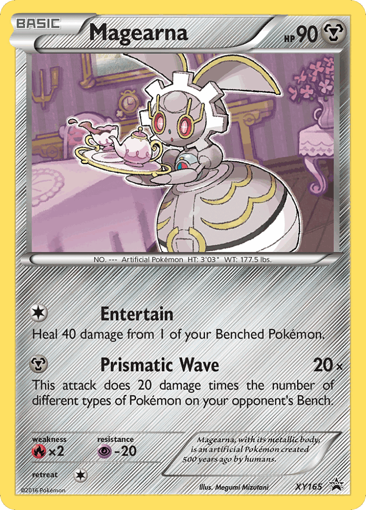 Magearna #165 from XY Black Star Promos - Promo - Illustrated by Megumi Mizutani
