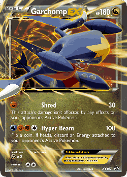 Garchomp-EX 167, XY Black Star Promos