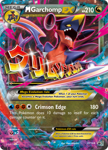 M Garchomp-EX 168, XY Black Star Promos