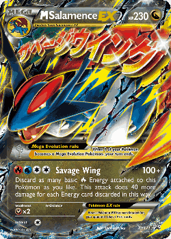 M Salamence-EX 171, XY Black Star Promos
