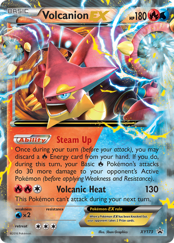 Volcanion-EX 173, XY Black Star Promos