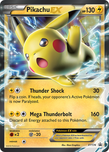 Pikachu-EX 174, XY Black Star Promos