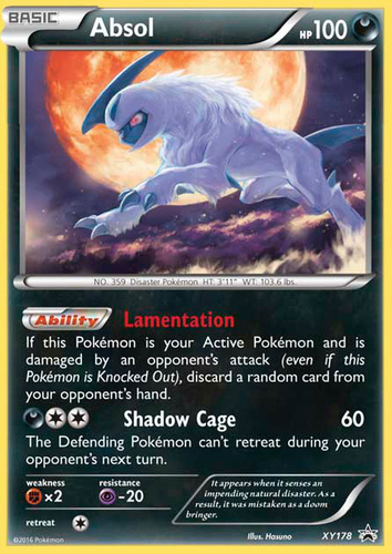 Absol 178, XY Black Star Promos