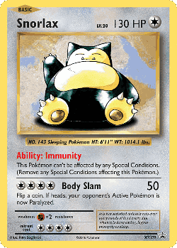 Snorlax 179, XY Black Star Promos