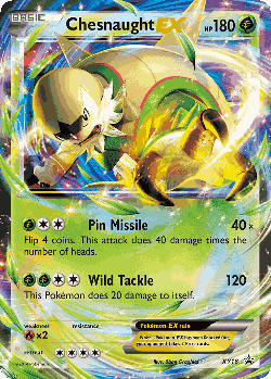 Chesnaught-EX Pokémon TCG card art