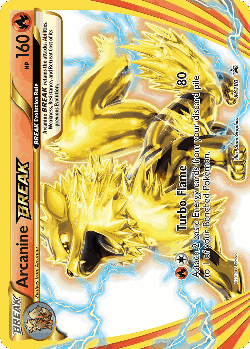 Arcanine BREAK 180, XY Black Star Promos