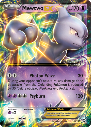 Mewtwo-EX 183, XY Black Star Promos