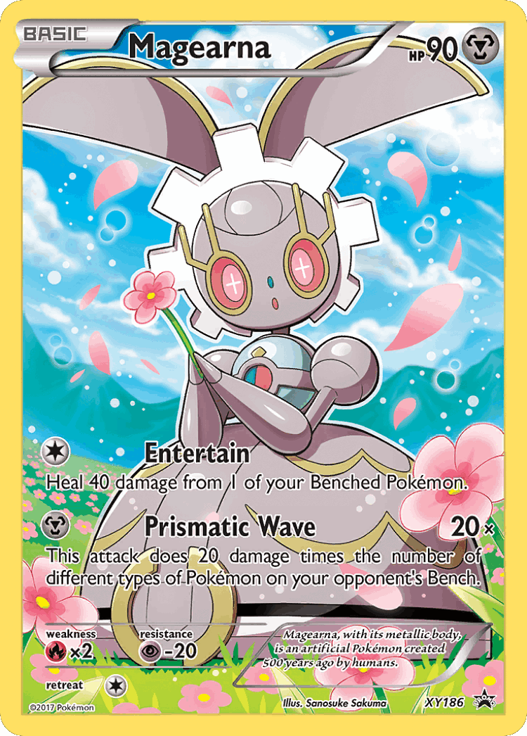 Magearna #186 from XY Black Star Promos - Promo - Illustrated by Sanosuke Sakuma