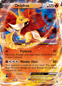 Delphox-EX Pokémon TCG card art