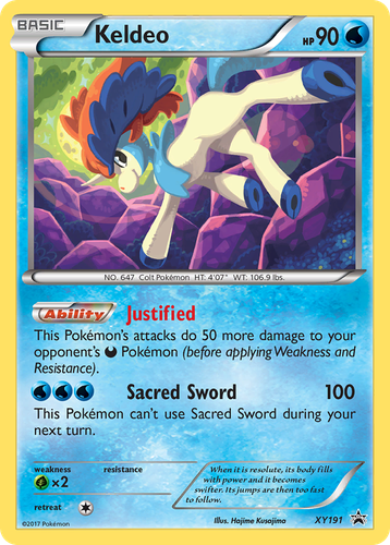 Keldeo 191, XY Black Star Promos