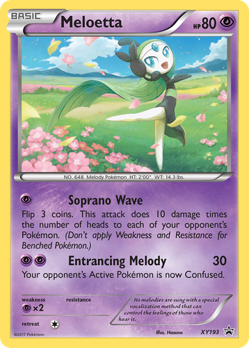 Meloetta 193, XY Black Star Promos