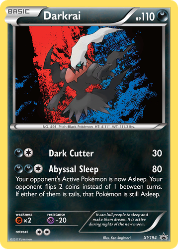Darkrai 194, XY Black Star Promos